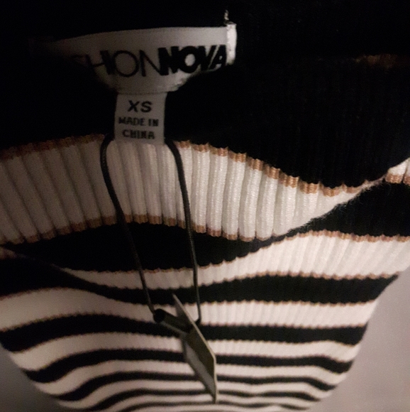 Very stretchy ribbed midi dress - Picture 3 of 4